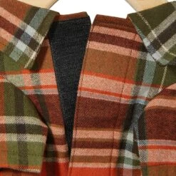 Frisco Orange & Olive Plaid Dog & Cat Flannel Shirt -Frisco Sales Store 268612 PT6. AC SS1800 V1637676158