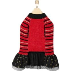 Frisco Chenille Knit Striped Dog & Cat Dress -Frisco Sales Store 268668 PT4. AC SS1800 V1637727732