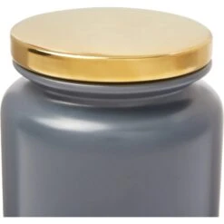Frisco Modern Gold Rim Ceramic Treat Jar 8 Frisco Modern Gold Rim Ceramic Treat Jar -Frisco Sales Store 270190 PT5. AC SS1800 V1627669956