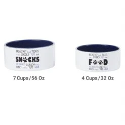 Frisco Food & Paw Non-skid Ceramic Dog Bowl -Frisco Sales Store 270195 PT5. AC SS1800 V1620912525