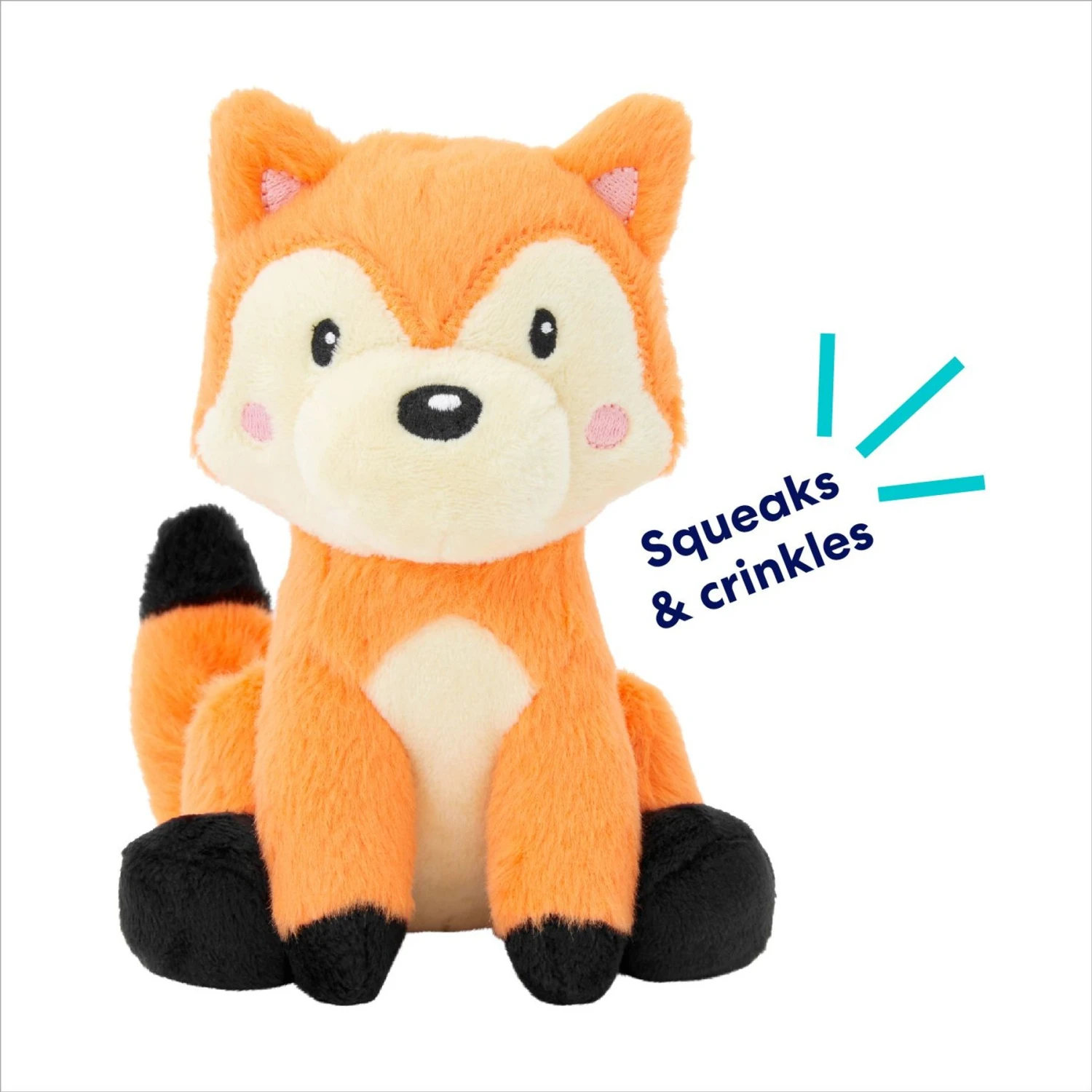 Frisco Camping Fox Plush Squeaky Dog Toy 3 Frisco Camping Fox Plush Squeaky Dog Toy - Image 3