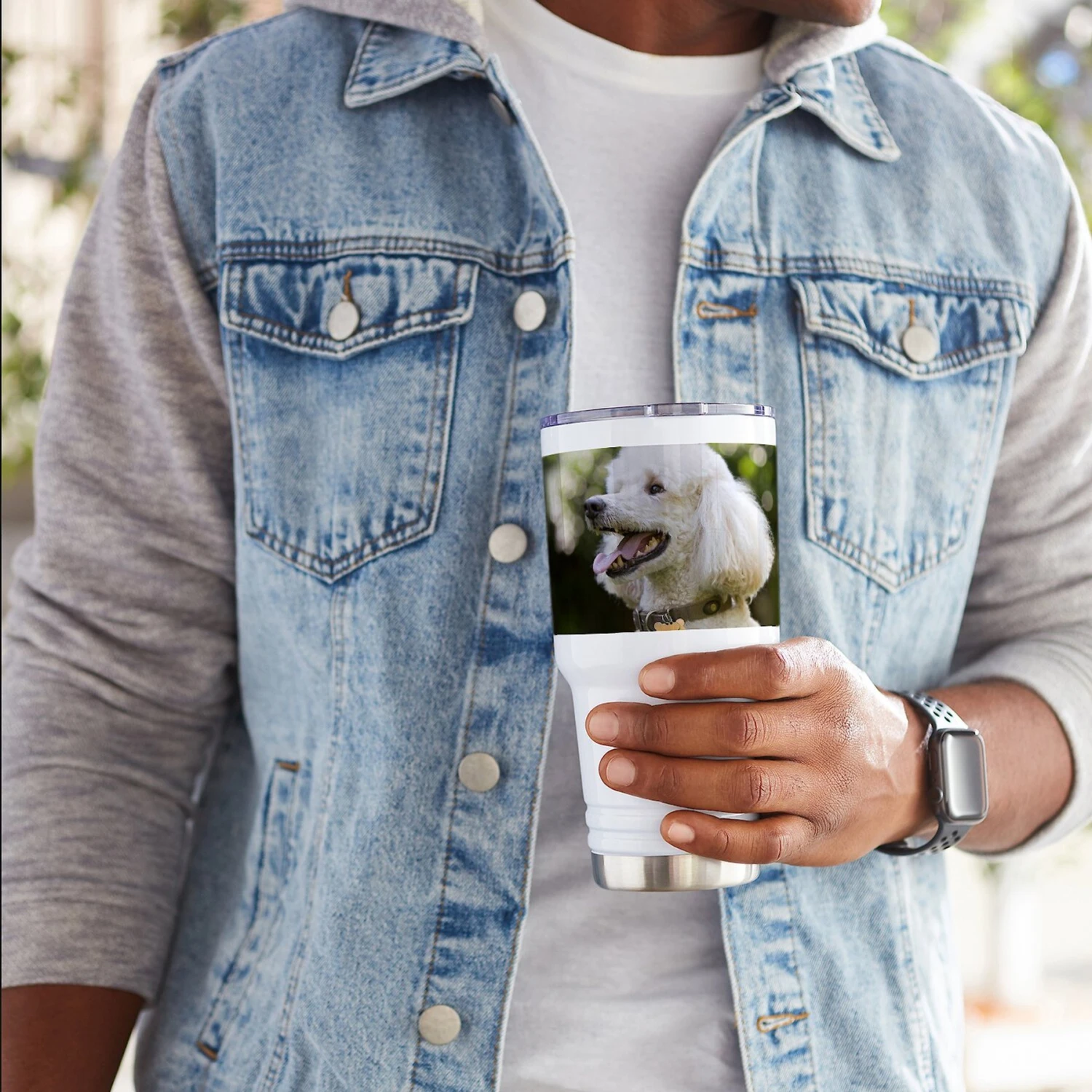 Frisco Basic Double Walled Personalized Tumbler, 30-oz 4 Frisco Basic Double Walled Personalized Tumbler, 30-oz - Image 4