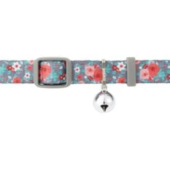 Frisco Rose Polyester Personalized Breakaway Cat Collar With Bell -Frisco Sales Store 271600 PT2. AC SS1800 V1618937231