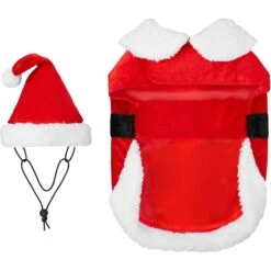 Frisco Mr. Claus Dog & Cat Costume -Frisco Sales Store 276142 PT5. AC SS1800 V1631574447