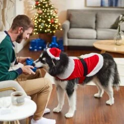 Frisco Mr. Claus Dog & Cat Costume -Frisco Sales Store 276142 PT8. AC SS1800 V1631573279