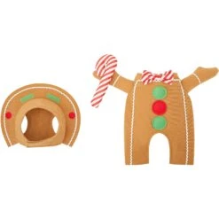 Frisco Front Walking Gingerbread Dog & Cat Costume 11 Frisco Front Walking Gingerbread Dog & Cat Costume -Frisco Sales Store 276156 PT4. AC SS1800 V1631569278