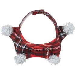 Frisco Red Plaid Guinea Pig Ruffle Collar With Pom Poms 7 Frisco Red Plaid Guinea Pig Ruffle Collar With Pom Poms -Frisco Sales Store 276180 PT4. AC SS1800 V1631303135