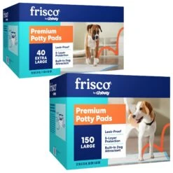 Frisco Premium Dog Training & Potty Pads & Frisco Premium Extra Large Dog Training & Potty Pads