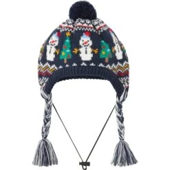 Frisco Jolly Snowman Dog & Cat Knitted Hat