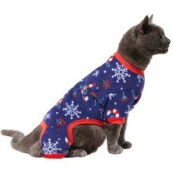 Frisco Snowy Nights Dog & Cat Cozy Polar Fleece PJs -Frisco Sales Store 276448 PT2. AC SS1800 V1637683010