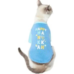 Frisco Happy Hanukkah Dog & Cat T-shirt -Frisco Sales Store 276480 PT2. AC SS1800 V1637725916