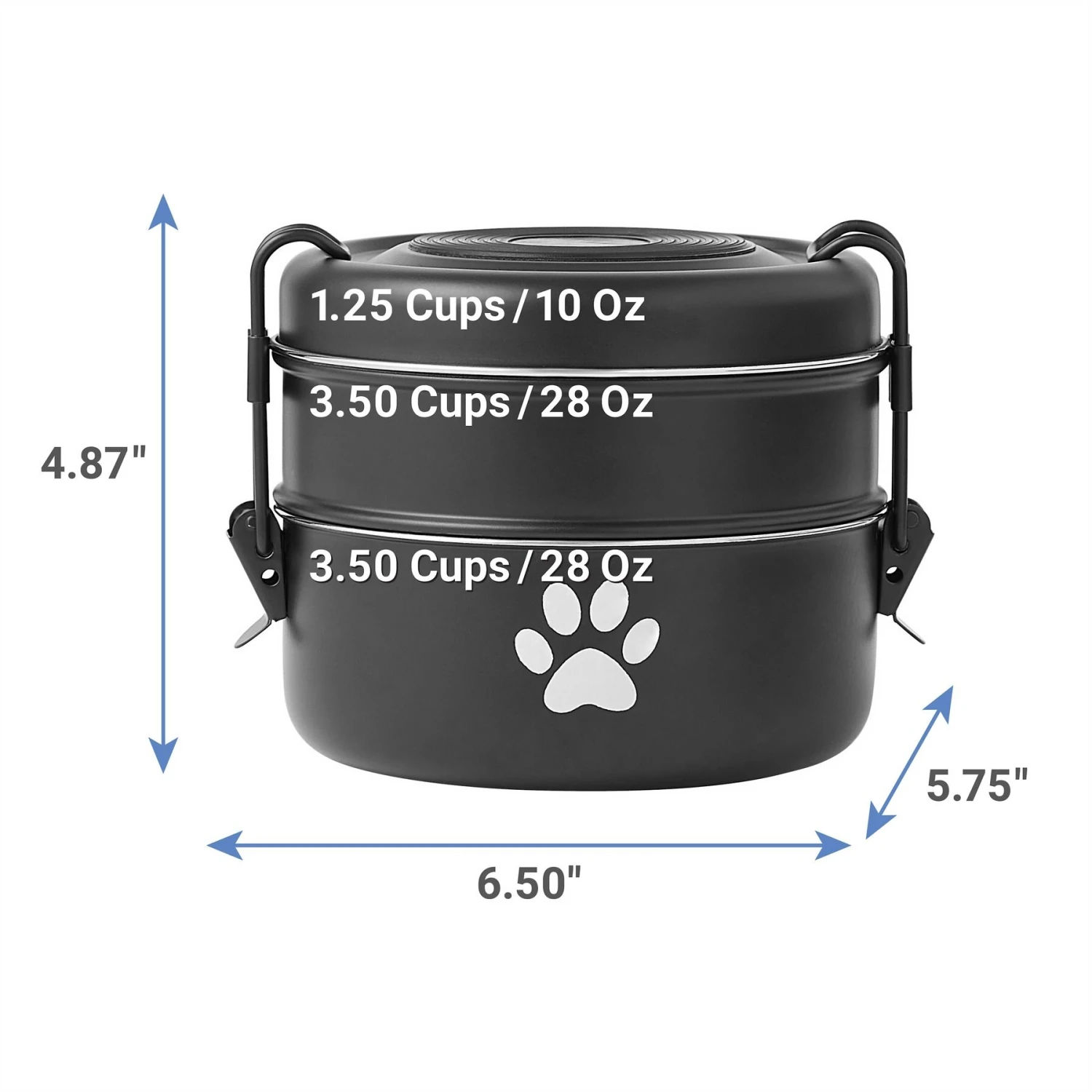 Frisco Travel Stainless Steel Dog & Cat Bowl 2 Frisco Travel Stainless Steel Dog & Cat Bowl - Image 2