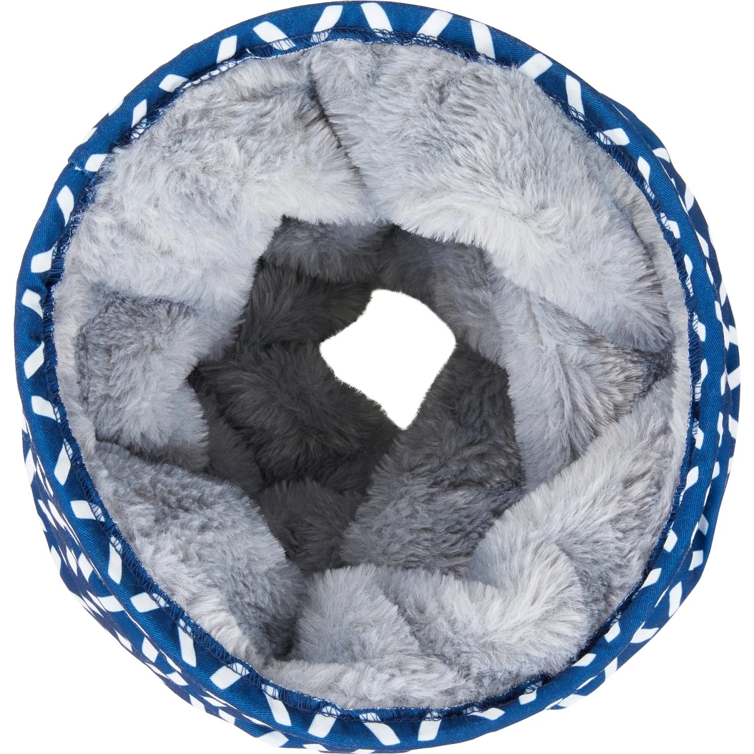 Frisco Herringbone Small Pet Crinkle Plush Tunnel 4 Frisco Herringbone Small Pet Crinkle Plush Tunnel - Image 4