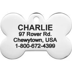 Frisco Chewy Stainless Steel Personalized Dog ID Tag With Enamel Infill -Frisco Sales Store 281945 PT4. AC SS1800 V1622726313