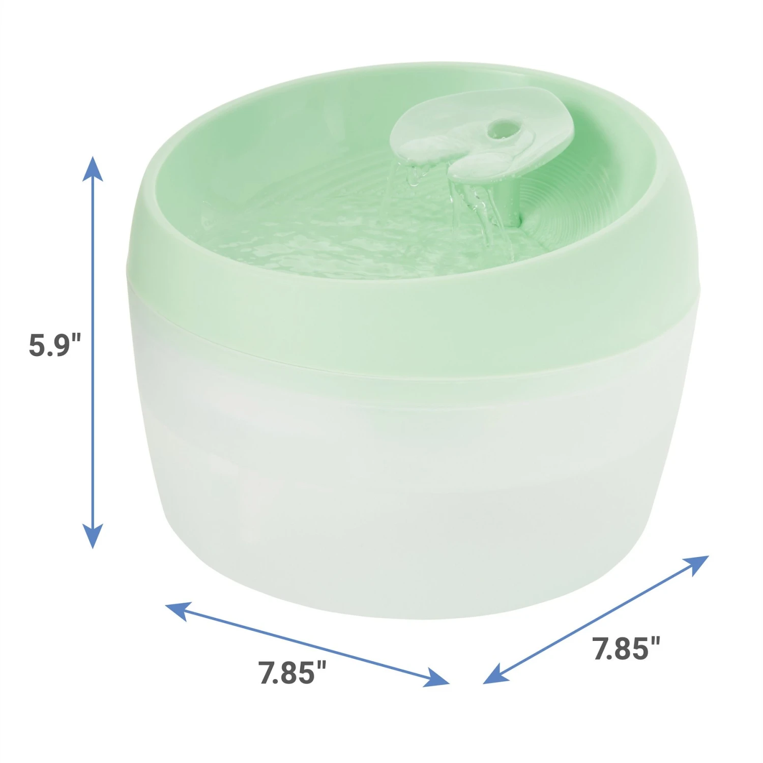 Frisco Whimsical Leaf Round Dog & Cat Fountain 2 Frisco Whimsical Leaf Round Dog & Cat Fountain - Image 2