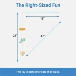 Frisco Holiday Hanukkah Teaser Cat Toy With Catnip, 2 Count 6 Frisco Holiday Hanukkah Teaser Cat Toy With Catnip, 2 Count -Frisco Sales Store 287277 PT2. AC SS1800 V1637704366