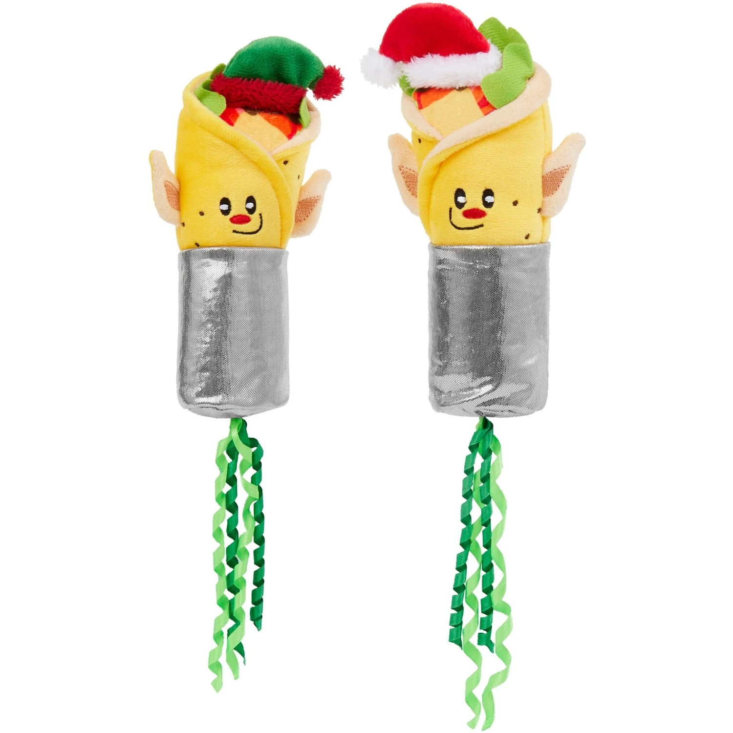 Frisco Holiday Elf Burrito Plush Cat Toy With Catnip, 2 Count 1 Frisco Holiday Elf Burrito Plush Cat Toy With Catnip, 2 Count