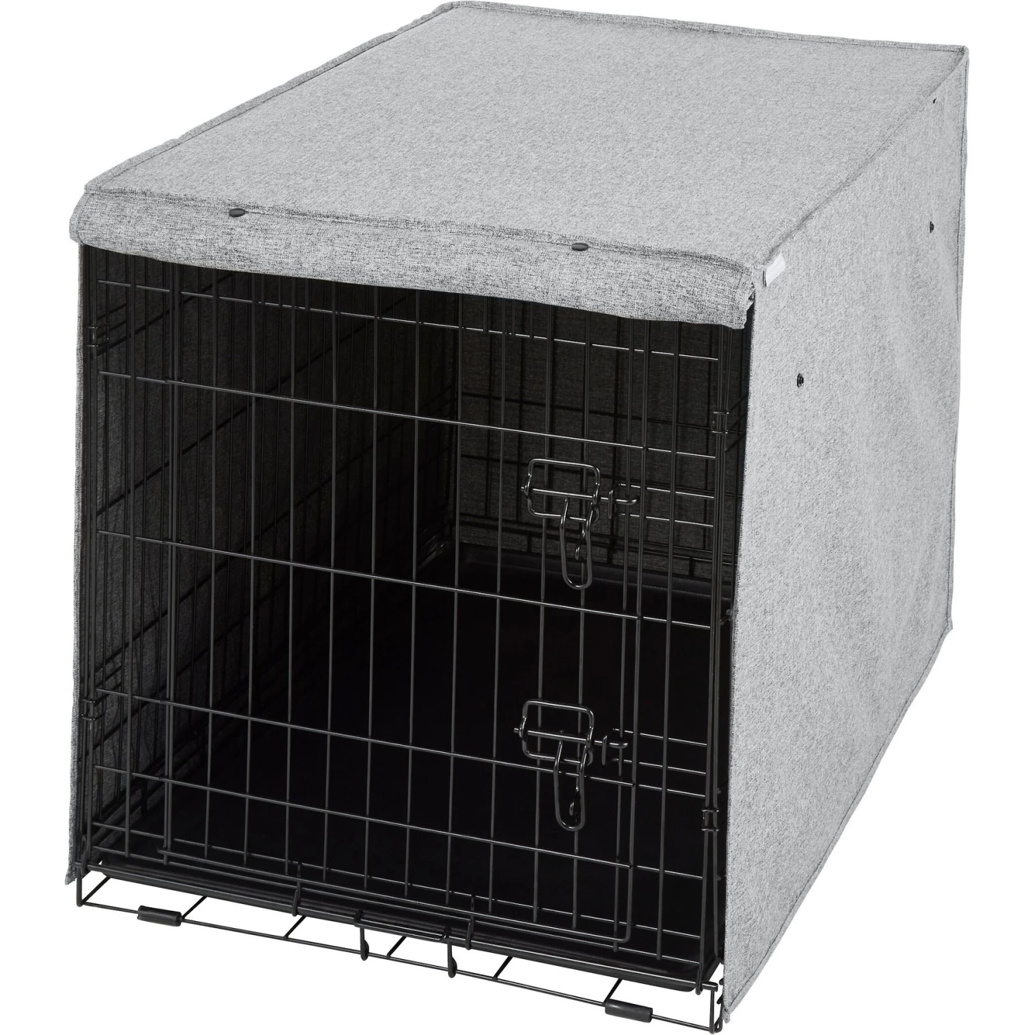 Frisco Faux Linen Dog Crate Cover 1 Frisco Faux Linen Dog Crate Cover