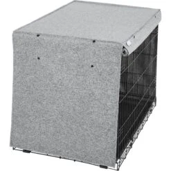 Frisco Faux Linen Dog Crate Cover 9 Frisco Faux Linen Dog Crate Cover -Frisco Sales Store 289630 PT3. AC SS1800 V1644248867