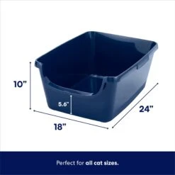Frisco High Sided Cat Litter Box, Extra Large & World's Best Multi-Cat Unscented Clumping Corn Cat Litter 7 Frisco High Sided Cat Litter Box, Extra Large & World's Best Multi-Cat Unscented Clumping Corn Cat Litter -Frisco Sales Store 293046 PT2. AC SS1800 V1619998947