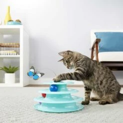 Temptations Classic Tasty Chicken Flavor Soft & Crunchy Cat Treats & Frisco Butterfly Cat Tracks Cat Toy -Frisco Sales Store 293918 PT5. AC SS1800 V1620087426