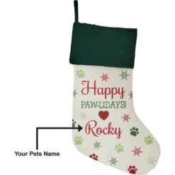 Frisco Personalized Paws Cat & Dog Holiday Stocking 7 Frisco Personalized Paws Cat & Dog Holiday Stocking -Frisco Sales Store 295077 PT3. AC SS1800 V1634657012