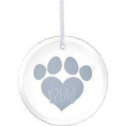 Frisco Paw Glass Personalized Ornament 8 Frisco Paw Glass Personalized Ornament -Frisco Sales Store 295083 PT3. AC SS1800 V1630332398
