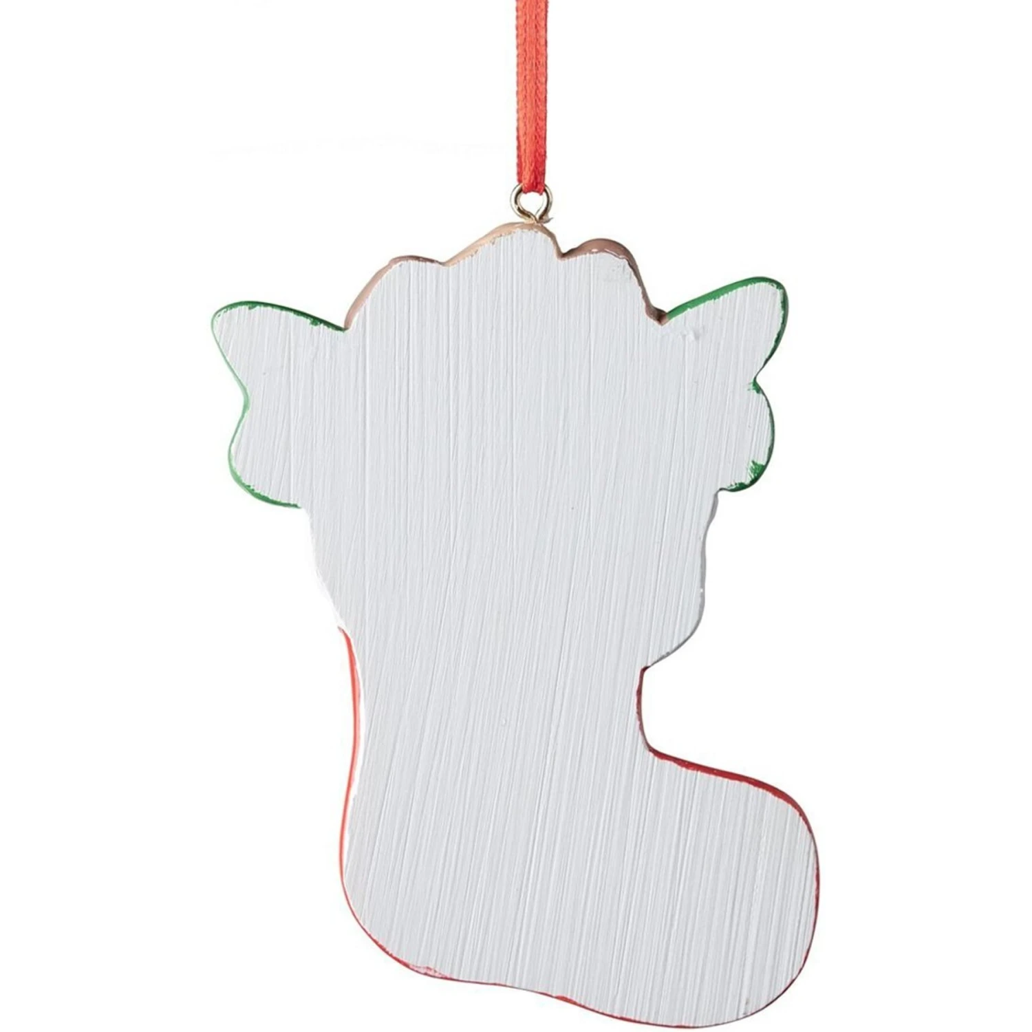 Frisco Dog In Stocking Resin Personalized Ornament 4 Frisco Dog In Stocking Resin Personalized Ornament - Image 4