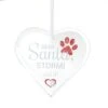 Frisco "Dear Santa" Glass Personalized Ornament