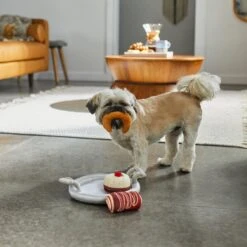 Frisco Brunch Pastry Plate Plush Squeaky Dog Toy 7 Frisco Brunch Pastry Plate Plush Squeaky Dog Toy -Frisco Sales Store 297262 PT3. AC SS1800 V1642087931