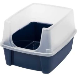 Frisco Plastic Litter Scooper With Caddy & IRIS USA Open Top Litter Box With Scatter Shield -Frisco Sales Store 298166 PT3. AC SS1800 V1623201749