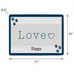 Frisco Love Cutout Personalized Dog & Cat Placemat -Frisco Sales Store 299558 PT3. AC SS1800 V1636120435