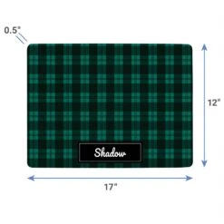 Frisco Plaid Personalized Dog & Cat Placemat -Frisco Sales Store 299564 PT3. AC SS1800 V1636120294