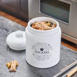 Frisco Ceramic Paw Personalized Treat Jar, 13 Cup, 104oz -Frisco Sales Store 301183 PT2. AC SS1800 V1630561600