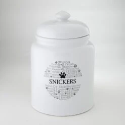 Frisco Ceramic Paw Personalized Treat Jar, 13 Cup, 104oz -Frisco Sales Store 301183 PT4. AC SS1800 V1630554432