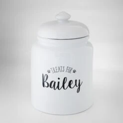 Frisco Ceramic "Treats For" Personalized Treat Jar, 13 Cup, 104oz -Frisco Sales Store 301185 PT3. AC SS1800 V1630731988