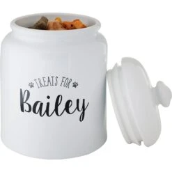 Frisco Ceramic "Treats For" Personalized Treat Jar, 13 Cup, 104oz -Frisco Sales Store 301185 PT4. AC SS1800 V1630732926
