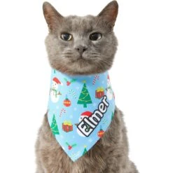Frisco Snowman & Presents Personalized Dog & Cat Bandana -Frisco Sales Store 301373 PT7. AC SS1800 V1628100101
