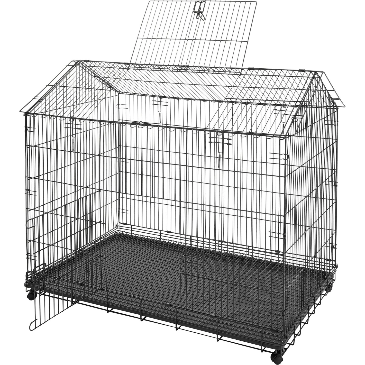 Frisco Wire Small Pet House Shaped Cage 3 Frisco Wire Small Pet House Shaped Cage - Image 3