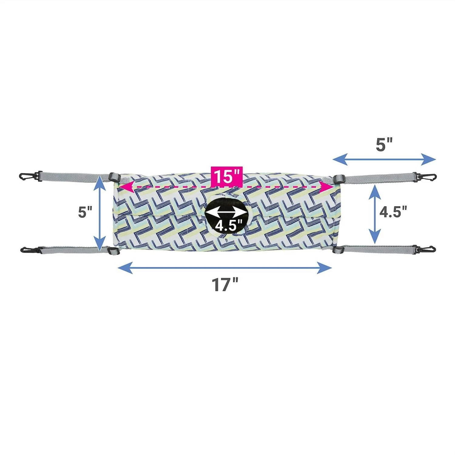 Frisco Geometric Small Pet Plush Hanging Tunnel & Frisco Pineapple Small Pet Hideaway 3 Frisco Geometric Small Pet Plush Hanging Tunnel & Frisco Pineapple Small Pet Hideaway - Image 3