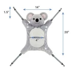 Frisco Herringbone Small Pet Plush Oval Cuddler & Frisco Hanging Koala Small Pet Bed -Frisco Sales Store 301926 PT6. AC SS1800 V1644967333