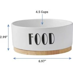 Frisco Ceramic Water Dog & Cat Bowl With Wood Base & Frisco Ceramic Food Dog & Cat Bowl With Wood Base 14 Frisco Ceramic Water Dog & Cat Bowl With Wood Base & Frisco Ceramic Food Dog & Cat Bowl With Wood Base -Frisco Sales Store 302424 PT6. AC SS1800 V1623067055