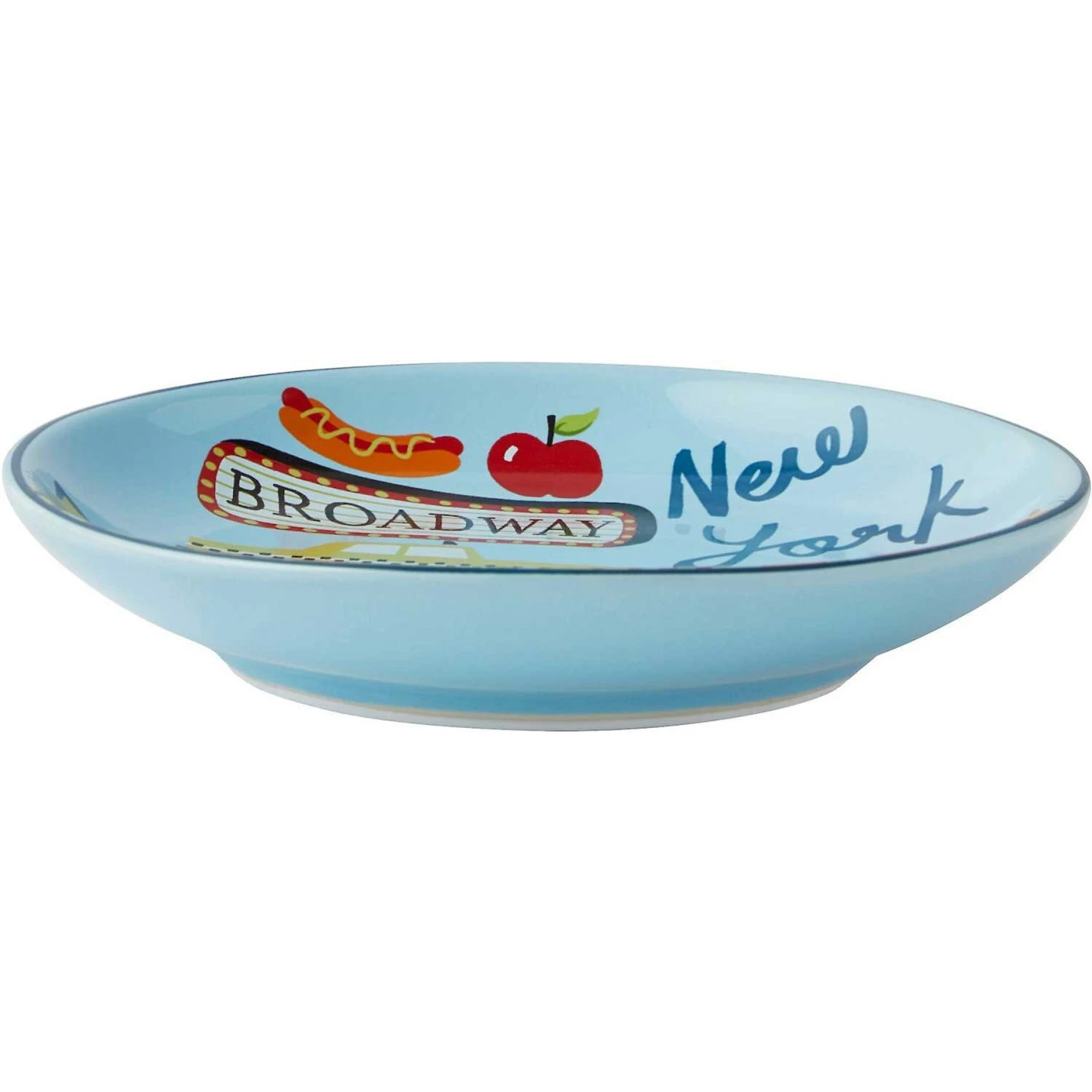 Frisco New York Non-skid Ceramic Cat Dish & Frisco New York Non-skid Ceramic Cat Bowl 2 Frisco New York Non-skid Ceramic Cat Dish & Frisco New York Non-skid Ceramic Cat Bowl - Image 2