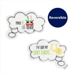 Frisco St. Patrick's Thought Bubble Reversible Plush Squeaky Dog Toy -Frisco Sales Store 303134 PT2. AC SS1800 V1703016817