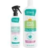 Frisco Aloe Hydrating Dog & Cat Spray, Sweet Nectar Scent & Frisco Oatmeal Dog & Cat Shampoo, Almond Scent