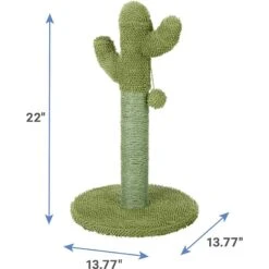 Frisco Cactus Cat Scratching Post & Frisco Dangly Avocado Buddy Plush Cat Toy With Catnip -Frisco Sales Store 303380 PT2. AC SS1800 V1623060147