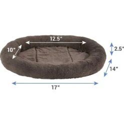 Frisco Self Warming Bolster Round Kitten Bed & Frisco Cactus Cat Scratching Post -Frisco Sales Store 303576 PT2. AC SS1800 V1623058046
