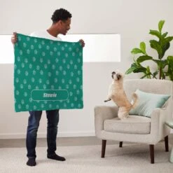 Frisco Personalized Paws Sherpa Cat & Dog Blanket, 30" X 40" -Frisco Sales Store 303840 PT5. AC SS1800 V1637609559