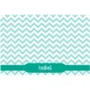 Frisco Personalized Chevron Dog & Cat Placemat
