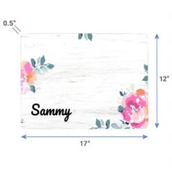 Frisco Personalized Rustic Dog & Cat Placemat -Frisco Sales Store 306756 PT3. AC SS1800 V1636120458